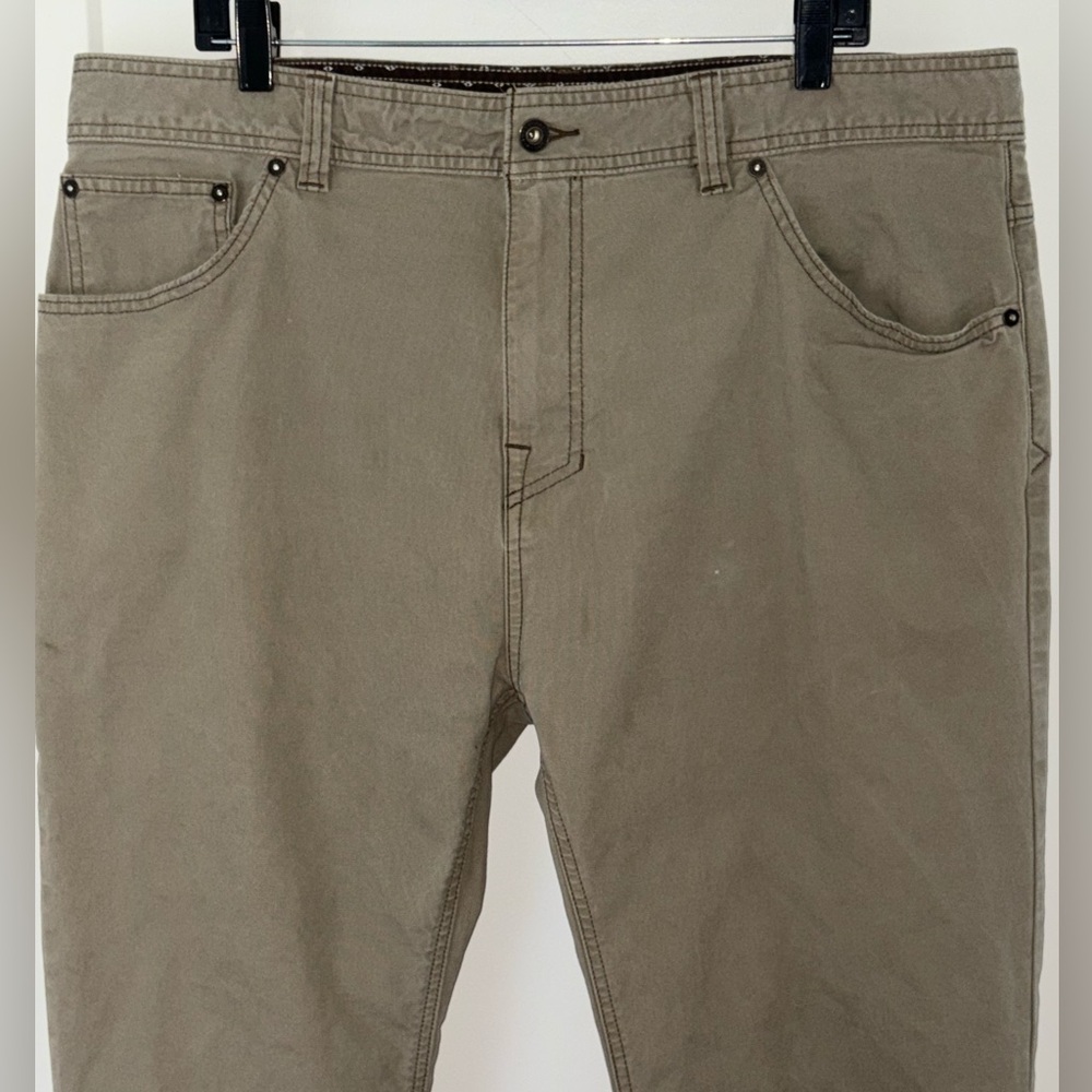 Prana Tucson slim fit straight leg jeans men's 40x30 EUC stretch organic cotton